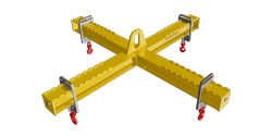 Configure cross lifting beams